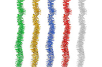 Дождик разноцветный «Лепесток» 70мм х 1.6м (106646)