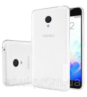 Чехол Nillkin Nature TPU для MEIZU M3s Прозрачный