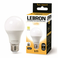 LED ЛАМПА LEBRON L-A60, 12W, Е27, ДАТЧИК ДВИЖЕНИЯ