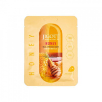 Ампульная маска для лица c экстрактом меда Jigott Real Ampoule Mask Honey, 10 шт * 27 мл