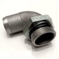 Ялинка на шланг НТ кут 90° 1½« - Ø 44 HYVA алюміній