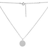 Серебряное колье CatalogSilver с без камней, вес изделия 2,89 гр (2137665) 450500 размер