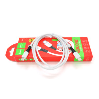 Кабель Hoco X82 silicone, Type C-Type C, 3A, White, длина 1м, BOX