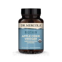 Органічний ферментований Яблучний оцет та Кайєнський перець, Organic Fermented Apple Cider Vinegar and Cayenne, Dr. Mercola, 30