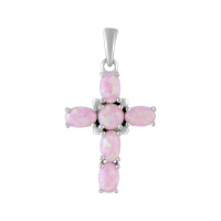 Серебряная подвеска CatalogSilver с опалом (2085034)