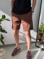 Стильні чоловічі шорти (мокко)