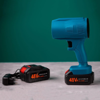 Воздуходувка аккумуляторная M1 Голубой, беспроводная воздуходувка аккумуляторная для сада (ветродуйка)