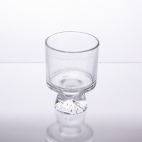 Набор креманок из толстого стекла на ножке 6 штук по 200 мл 64486-69