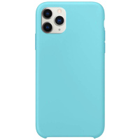 Чохол для Apple iPhone 11 Pro (5.8«) - Silicone Case without Logo (AA) (Бірюзовий / Ice Blue) - купити в SmartEra.ua