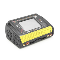 Зарядное устройство HTRC T400 Pro Duo AC200/DC400Вт, тип АКБ LiPo, LiHv, Li-ion, NiMh, LiFe, Pb, 3.2« Touch screen, 100*65*140 (мм)