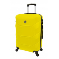 Дорожня валіза на колесах Bonro маленька жовта