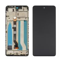 Дисплей для Tecno Spark 10 Pro (KI7) с чёрным тачскрином и корпусной рамкой