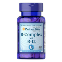 Puritan's Pride Vitamin B-Complex and Vitamin B-12 180 табл