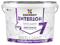 Краска интерьерная INTERIOR 7, 1,4 кг, Глубоко-матовый, Белый