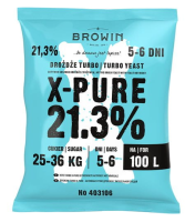 Дріжджі Turbo X-Pure 21,3% Browin - mega 100L