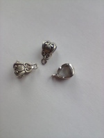 Бейл. Размер - 6,8×17,5мм. Цвет -  серебро. Цена указана за 1 шт.