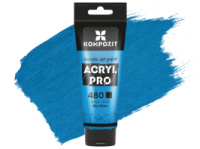 Фарба художня Серія «Металік» Acryl PRO ART Kompozit 75 мл, 480 блакитне сяйво