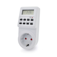 Розетка таймер TM01-G с программой на включение и отключение для управления потребляемой мощностью подключенных устройств, 230V, 16А