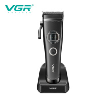 Аккумуляторная машинка для стрижки VGR V-880C. Цвет: черный