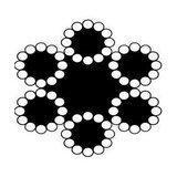 Канат стальной оц. 5.0 мм ИСО 2408