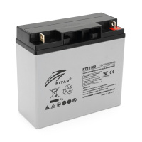 Аккумуляторная батарея AGM RITAR RT12180GL5, Gray Case, 12V 18.0Ah (177х75х167) Q4
