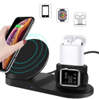 Док-станция зарядная станция Wireless fast charger 3 в 1