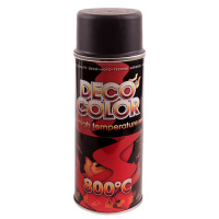 Deco Color Краска аэроз. 400ml /термостойкая 300*С чёрный