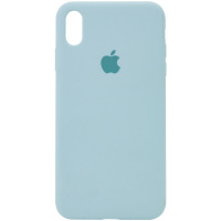 Чохол Silicone Case Full Protective (AA) для Apple iPhone XS Max (Бірюзовий / Turquoise) - купити в SmartEra.ua