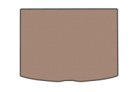 Резиновый коврик в багажник (Бежевый) для Mercedes EQA 2021- гг