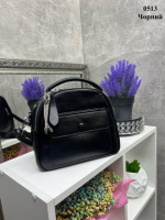 Чорна - два окремих відділи - елегентна, чудова та вмістка сумка з великою кишенею спереду (0513)