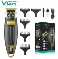 Машинка для стрижки волос VGR V-192, аккумуляторная, USB Black