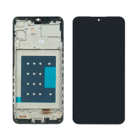 Дисплей для Samsung A166 Galaxy A16 (5G) (2024) с чёрным тачскрином и корпусной рамкой OLED