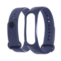 Ремешок силиконовый для Xiaomi Mi Band 3/ 4  13 сапфировый