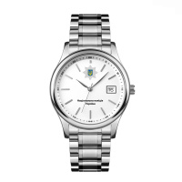 Годинник наручний Awarder 023 Поліція Срібло з нержавіючої сталі, класичний дизайн