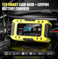 Зарядний пристрій для автомобільних акумуляторів FOXSUR 12V/6А-1