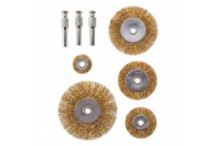 Набор щеток Intertool 25 x 40 x 50 x 60 x 75мм латунь (5шт) (BT-0501)