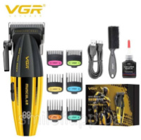 Професійна стрижкова машинка VGR V-285 акумуляторна з насадками