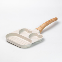 Сковорода для сніданку алюмінієва 18,3*18*2 см, бежевий