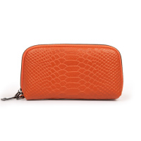 PODIUM Косметичка кожа 60095-16 orange