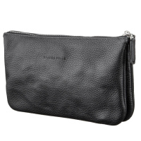 Барсетка чоловіча 711147 шкіряна Чорна флотар