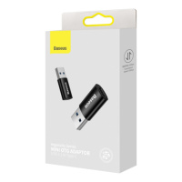 Перехідник Baseus Ingenuity Mini OTG USB 3.1 to Type-C Черный (ZJJQ000101)