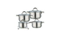 Набор посуды нержавеющий Maestro 2 х 3 х 4 л х 1.5 л + подставка (4 шт.) MR-2021 (MR-2021)
