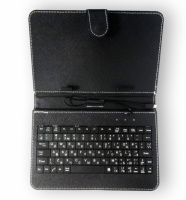 Чехол клавиатура для планшета + KEYBOARD 7 black micro