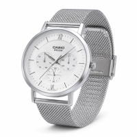 Чоловічий годинник Casio MTP-B300M-7A з міланським браслетом та багатофункціональним циферблатом