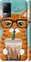 Чехол на Vivo • Зеленоглазый кот в очках 4054m-2375