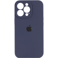 Чохол Silicone Case Full Camera Protective (AA) Apple iPhone 13 Pro (6.1«), Темно-синій / Midnight blue - купити в SmartEra.ua