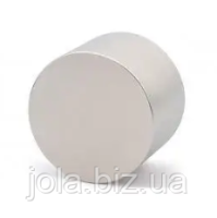 Неодимовый магнит 70×30 мм, диск (шайба), сила 160-170 кг, никелированное покрытие
