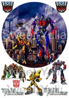 Вафельные картинки на тему: Трансформеры