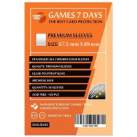 Протектор для карт Games7Days 57,5 х 89 мм, Standard USA Chimera, 50 шт (PREMIUM) (GSD-025789)