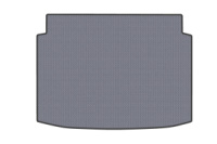 Резиновый коврик в багажник (Серый) для Hyundai Bayon 2021- гг